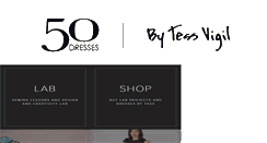 Desktop Screenshot of 50dresses.com