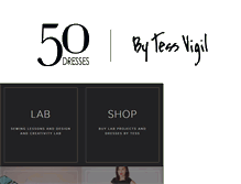 Tablet Screenshot of 50dresses.com